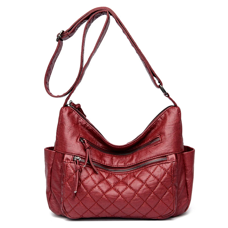 Luxury Designer Women Handbag Purses New Female Large Shoulder Crossbody Bag High Quality Soft Leather Ladies Messenger Tote Sac