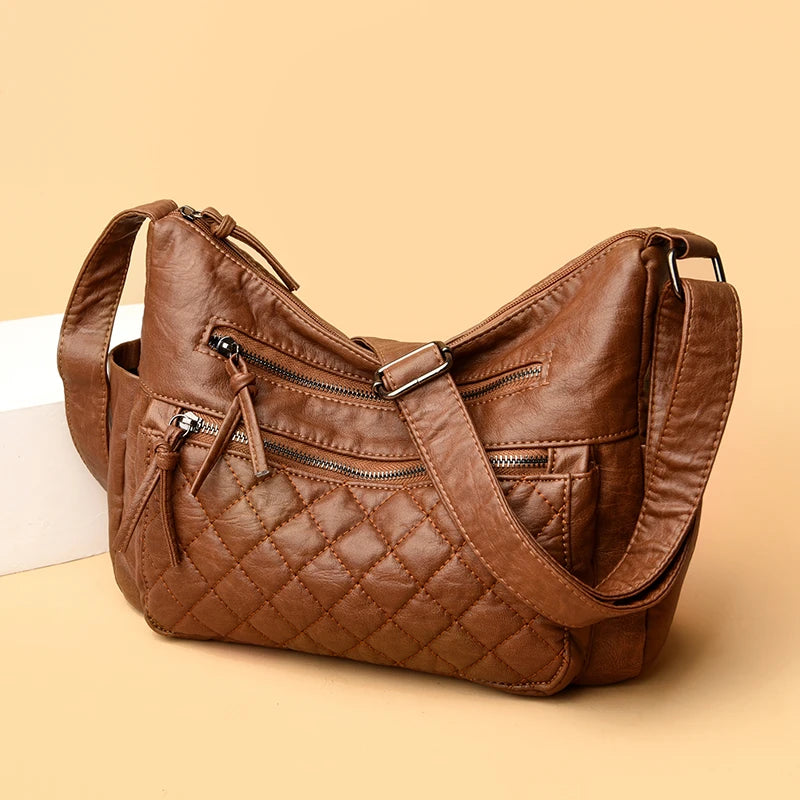 Luxury Designer Women Handbag Purses New Female Large Shoulder Crossbody Bag High Quality Soft Leather Ladies Messenger Tote Sac