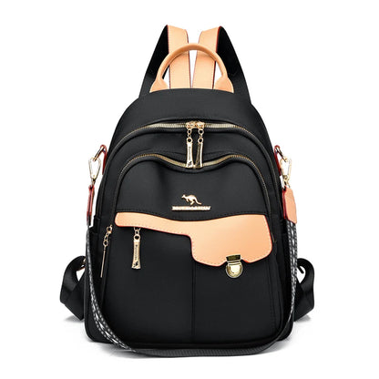 Luxury Designer Women's Backpack with High Aesthetic Value Trendy School Student Bag Large Capacity Waterproof Nylon Travel Bags