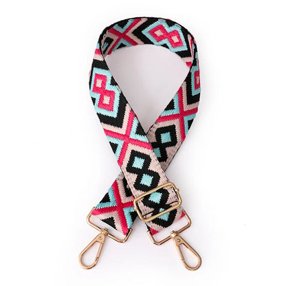 Luxury Embroider Wide Bag Strap Women Bag Accessories Bag Strap Shoulder Strap Replacement Adjustable Removable 2023 Bag Straps