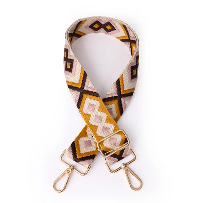 Luxury Embroider Wide Bag Strap Women Bag Accessories Bag Strap Shoulder Strap Replacement Adjustable Removable 2023 Bag Straps