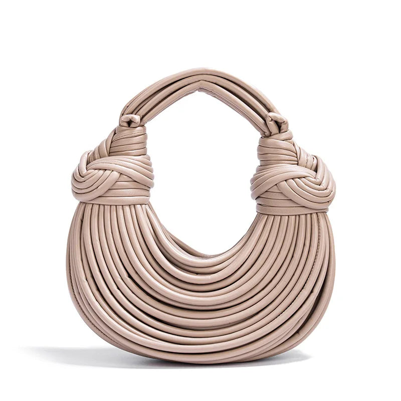 Luxury Evening Bags Purses for Women Golden Noodle Knot Design Dinner Wedding Party Clutch Bag 2024 High Quality Handbags Trendy