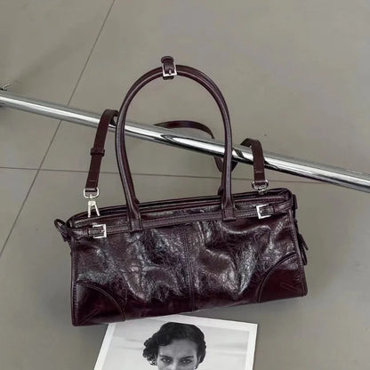 Luxury Fashion Black Handbags Minority 2024 New Underarm Shoulder Bags Large Capacity Commuter All-match Elegant Purses Bolsa