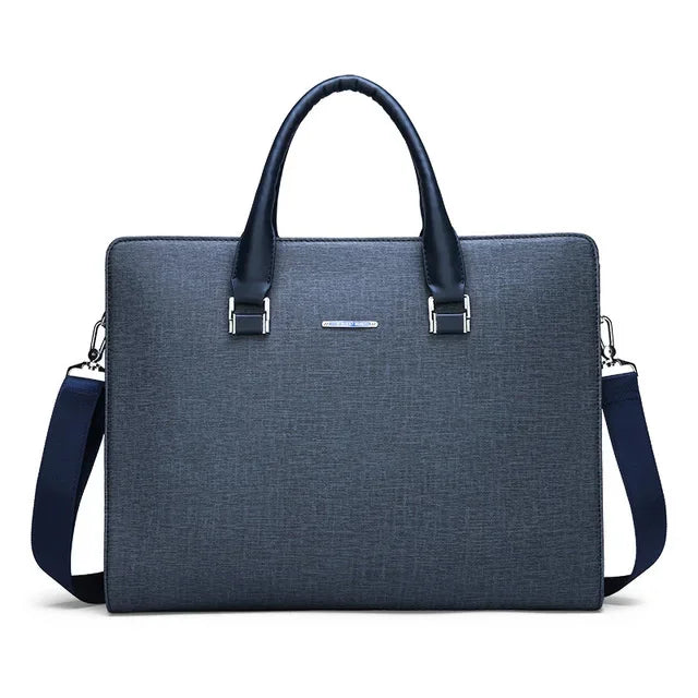 Luxury Genuine Leather Briefcases Brand High Quality Male Messenger Fashion Men's Crossbody Bags