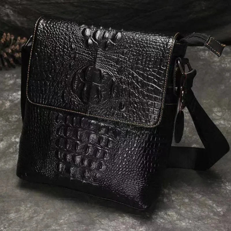 Luxury Genuine Leather For Men Casual Crossbody Cowhide Messenger Bag Male Business Shoulder Strap Handbag