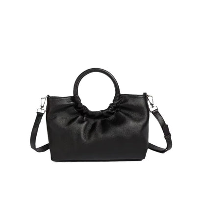 Luxury Genuine Leather High Quality Female Handbags 2024 New Large Capacity Purse Versatile Fashion Folds Crossbody Shoulder Bag