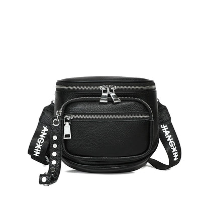 Luxury Genuine Leather Shoulder Crossbody Bags for Women 2023 Cow Leather Women's Handbags Solid Color Female Messenger Tote Sac