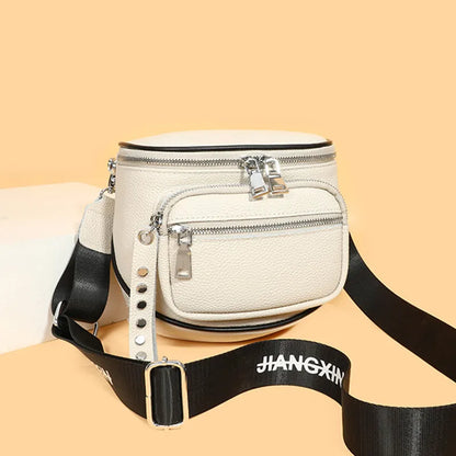 Luxury Genuine Leather Shoulder Crossbody Bags for Women 2023 Cow Leather Women's Handbags Solid Color Female Messenger Tote Sac