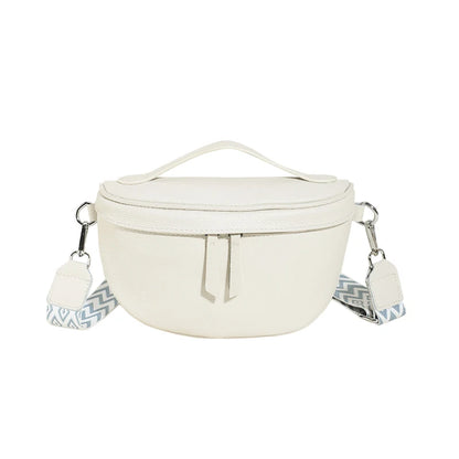 Luxury Genuine Leather Woman Chest Bag High Quality Cow Leather Women's Crossbody Bag With Small Purse Female Handbags Waist Bag