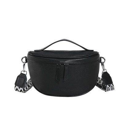Luxury Genuine Leather Woman Chest Bag High Quality Cow Leather Women's Crossbody Bag With Small Purse Female Handbags Waist Bag