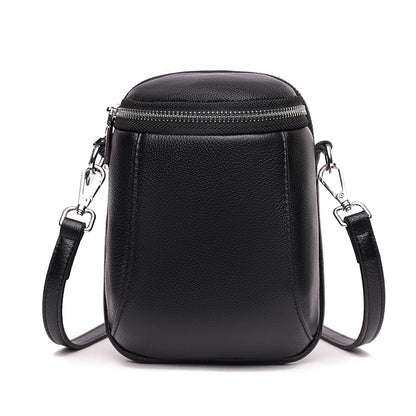 Luxury Genuine Leather Women's Phone Bag Wallets Fashion Shoulder Messenger Bags For Women 2023 Female Small Messenger Tote Sac