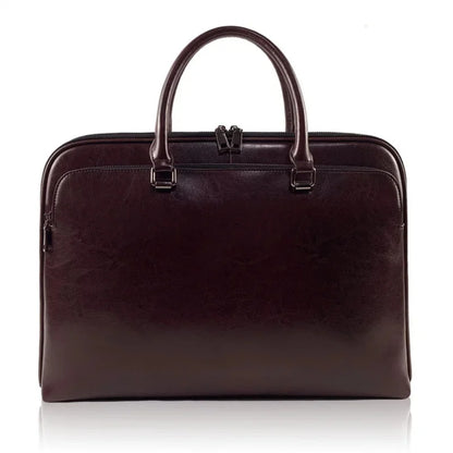 Luxury Genuine leather Women's Briefcase Fashion Business Handbag Large Capacity Shoulder Messenger bag Ladies Laptop Bag
