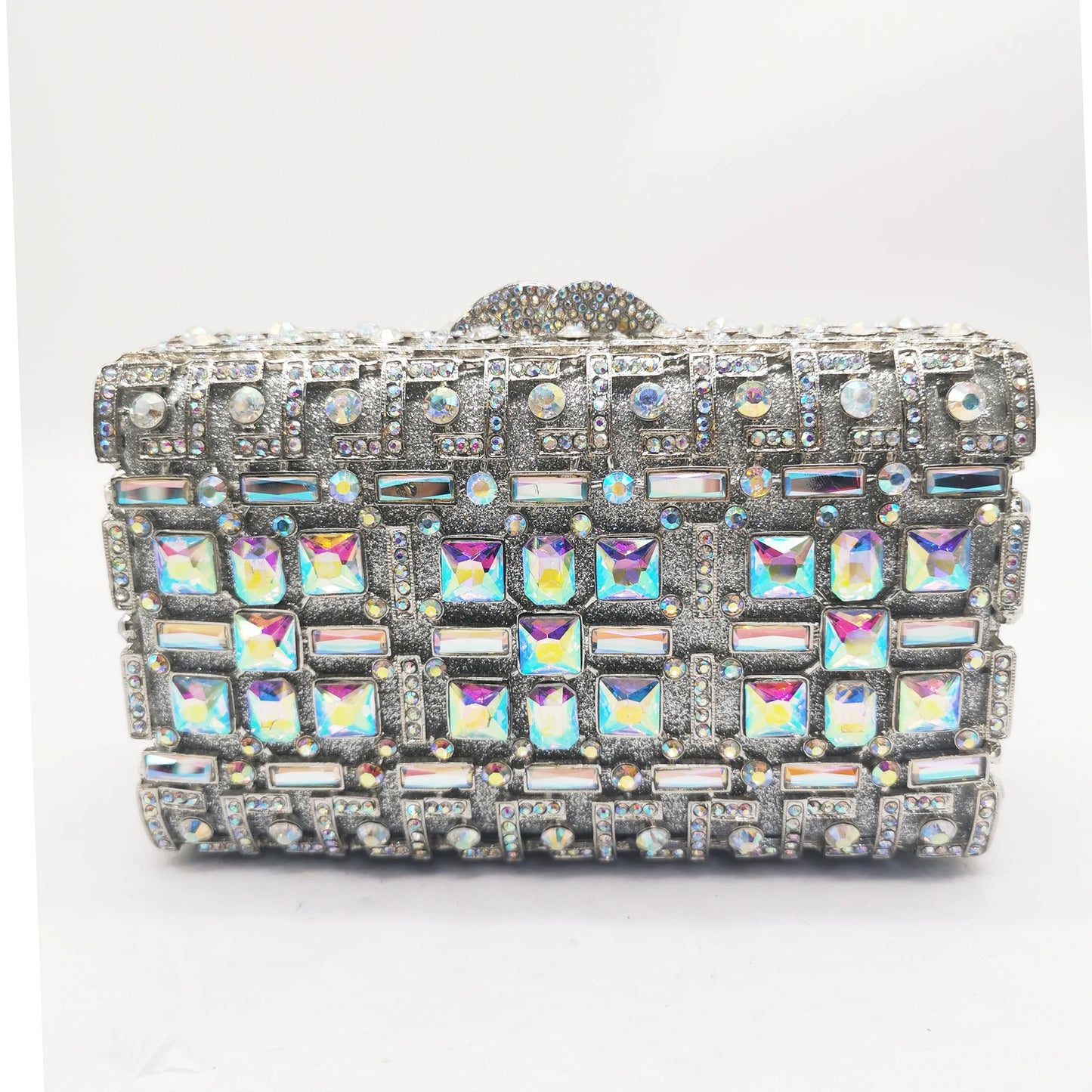 Luxury Green/Blue Rhinestone Wedding Bag New Arrival Diamond Bridal Evening Purse Women’s Shoulder Phone Party Purse Minaudiere