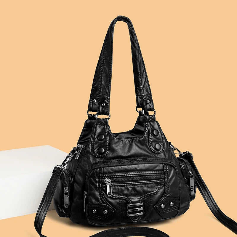 Luxury Handbags Women Bag Designer Crossbody Large Capacity Female Shoulder Bag Fashion Brand Soft Ladies Leather Messenger Bags