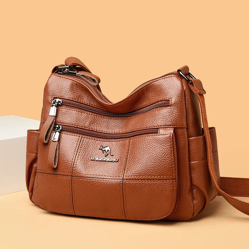 Luxury Handbags Women Bag Designer Crossbody Large Capacity Female Shoulder Bag Fashion Brand Soft Ladies Leather Messenger Bags