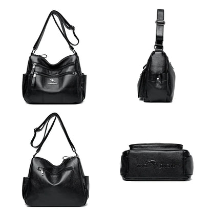 Luxury Handbags Women Bag Designer Crossbody Large Capacity Female Shoulder Bag Fashion Brand Soft Ladies Leather Messenger Bags