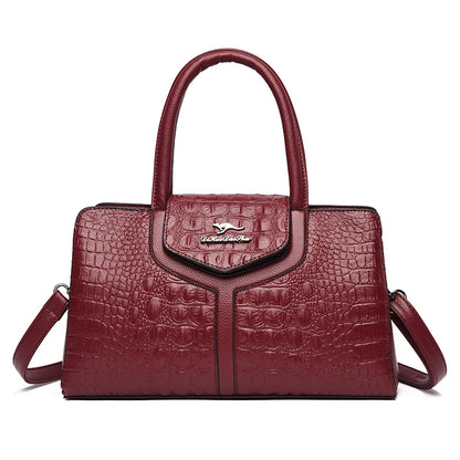 Luxury Handbags Women Bags Designer Crocodile Leather Hobos Shoulder Crossbody Sac A Main Ladies Shopping Brand Messenger Totes
