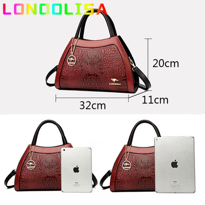 Luxury Handbags Women Bags Designer Crocodile Leather Hobos Shoulder Crossbody Sac A Main Ladies Shopping Brand Messenger Totes
