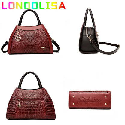 Luxury Handbags Women Bags Designer Crocodile Leather Hobos Shoulder Crossbody Sac A Main Ladies Shopping Brand Messenger Totes