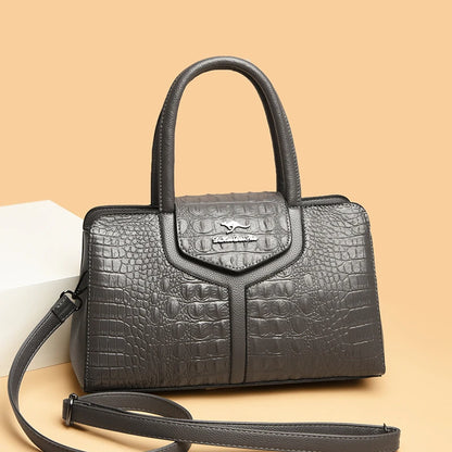 Luxury Handbags Women Bags Designer Crocodile Leather Hobos Shoulder Crossbody Sac A Main Ladies Shopping Brand Messenger Totes
