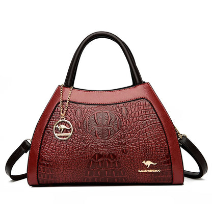 Luxury Handbags Women Bags Designer Crocodile Leather Hobos Shoulder Crossbody Sac A Main Ladies Shopping Brand Messenger Totes