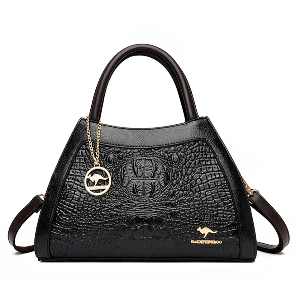 Luxury Handbags Women Bags Designer Crocodile Leather Hobos Shoulder Crossbody Sac A Main Ladies Shopping Brand Messenger Totes