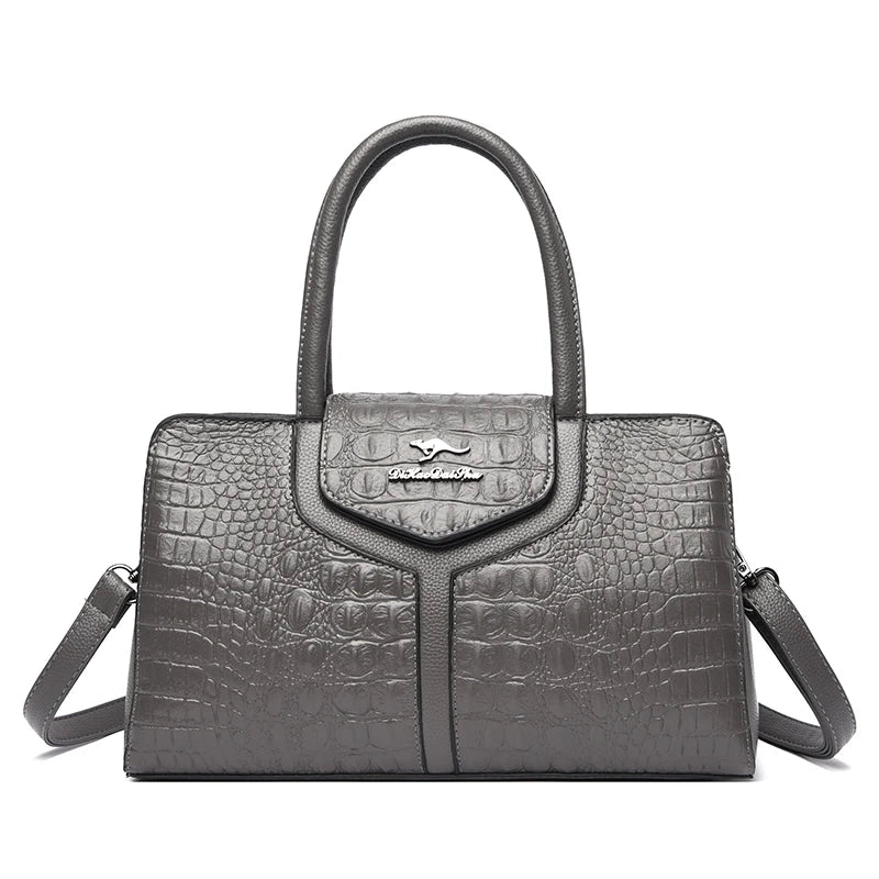 Luxury Handbags Women Bags Designer Crocodile Leather Hobos Shoulder Crossbody Sac A Main Ladies Shopping Brand Messenger Totes