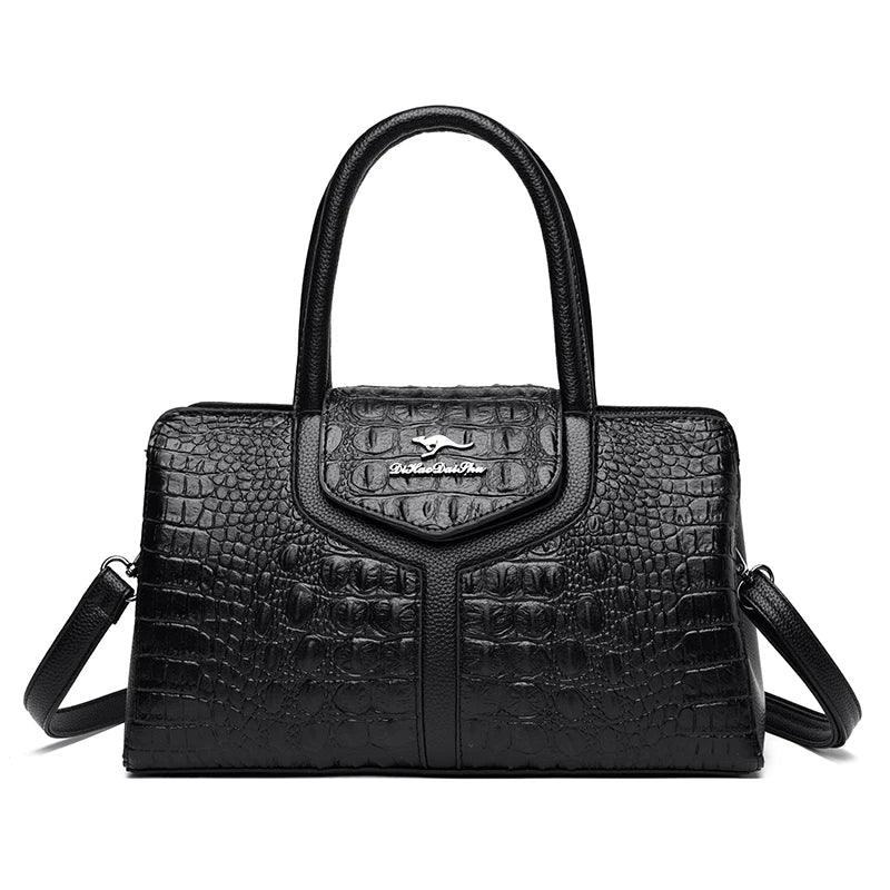 Luxury Handbags Women Bags Designer Crocodile Leather Hobos Shoulder Crossbody Sac A Main Ladies Shopping Brand Messenger Totes