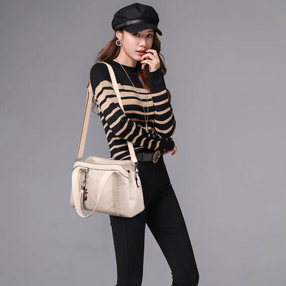 Luxury Handbags Women Bags Designer High Quality Many pockets Soft Leather Casual Shoulder Crossbody Bags for Women 2024 Sac