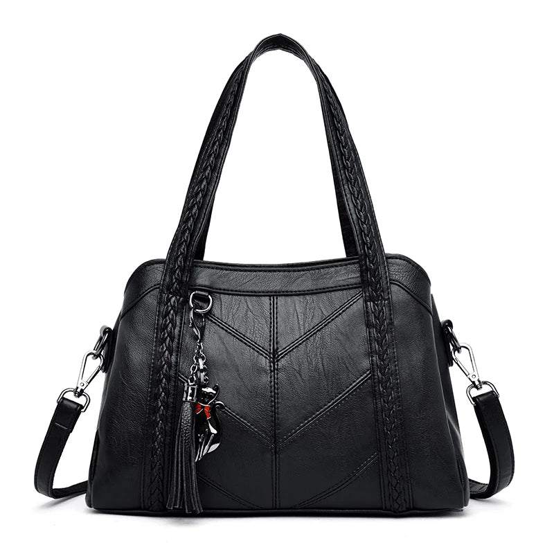 Luxury Handbags Women Bags Designer High Quality Many pockets Soft Leather Casual Shoulder Crossbody Bags for Women 2024 Sac