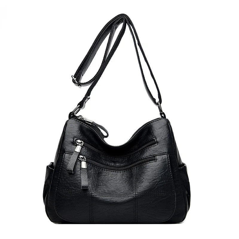 Luxury Handbags Women Bags Designer High Quality Multi-pocket Soft Leather Casual Shoulder CrossBody Bags for Women 2024 Sac
