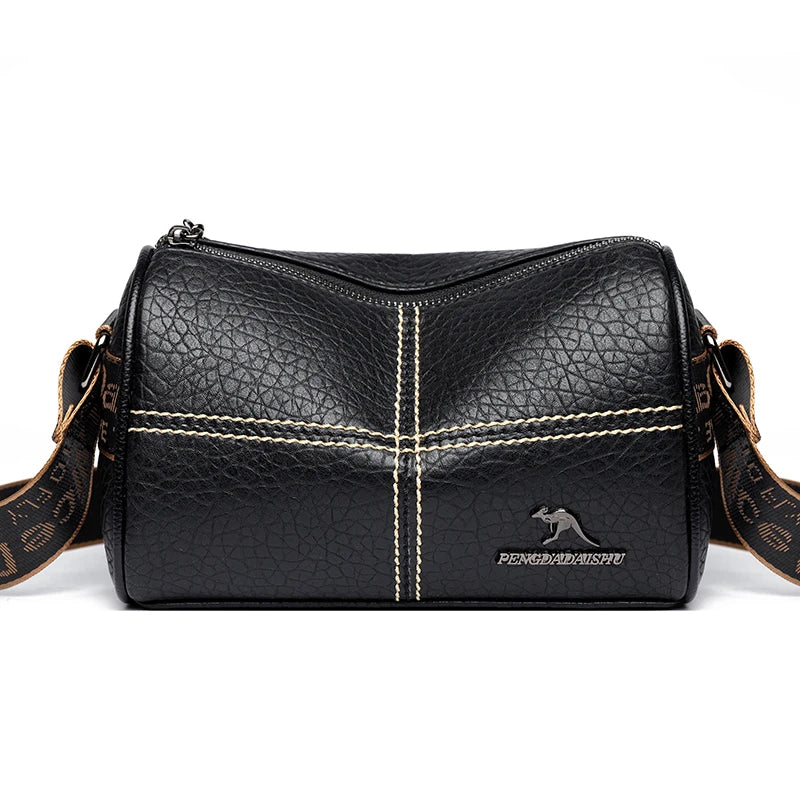 Luxury High Quality Leather Women Tote Bag Fashion Ladies Handbag Female Female Shoulder Crossbody Bags 2024 Brand Messenger Sac