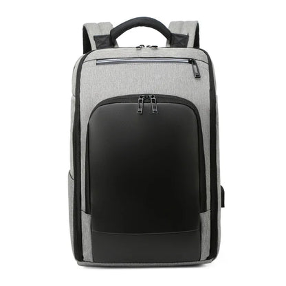 Luxury Men's Backpack Waterproof 15.6“ Laptop Bag Black Bagpack Boy Teen College Schoolbag Male Business Bag Computer Rucksack