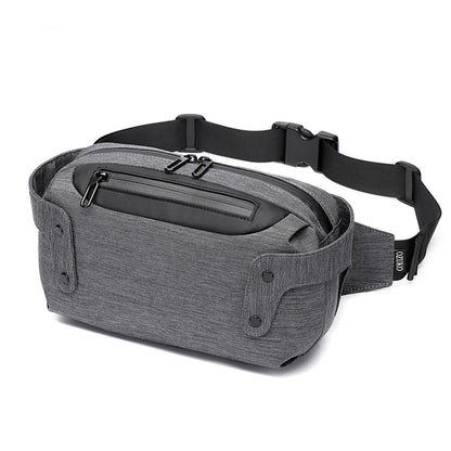 Luxury Men's Waist Bag USB Charging Port Oxford Boys Phone Pouch Multi-Purpose Travel Military Male Shoulder Messenger Pack
