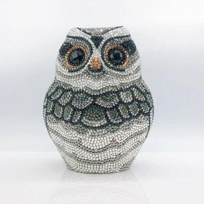 Luxury Owl Wedding Bridal Clutch Purse Handbag Women Evening Party Bag Chain Shoulder Bags Elegant Rhinestone Phone Day Clutches