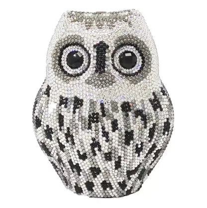 Luxury Owl Wedding Bridal Clutch Purse Handbag Women Evening Party Bag Chain Shoulder Bags Elegant Rhinestone Phone Day Clutches