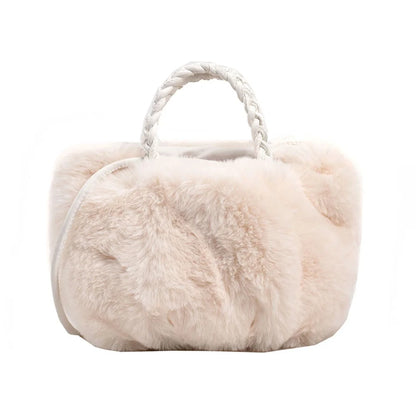 Luxury Patent Handbags Women Bags Designer Plush  Purses Ladies Large Shoulder Crossbody Tote Sac A Main