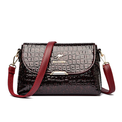 Luxury Patent Leather Women's Bag Fashion Shoulder Crossbody Bags for Women 2023 Designer Handbag Large Capacity Female Tote Sac