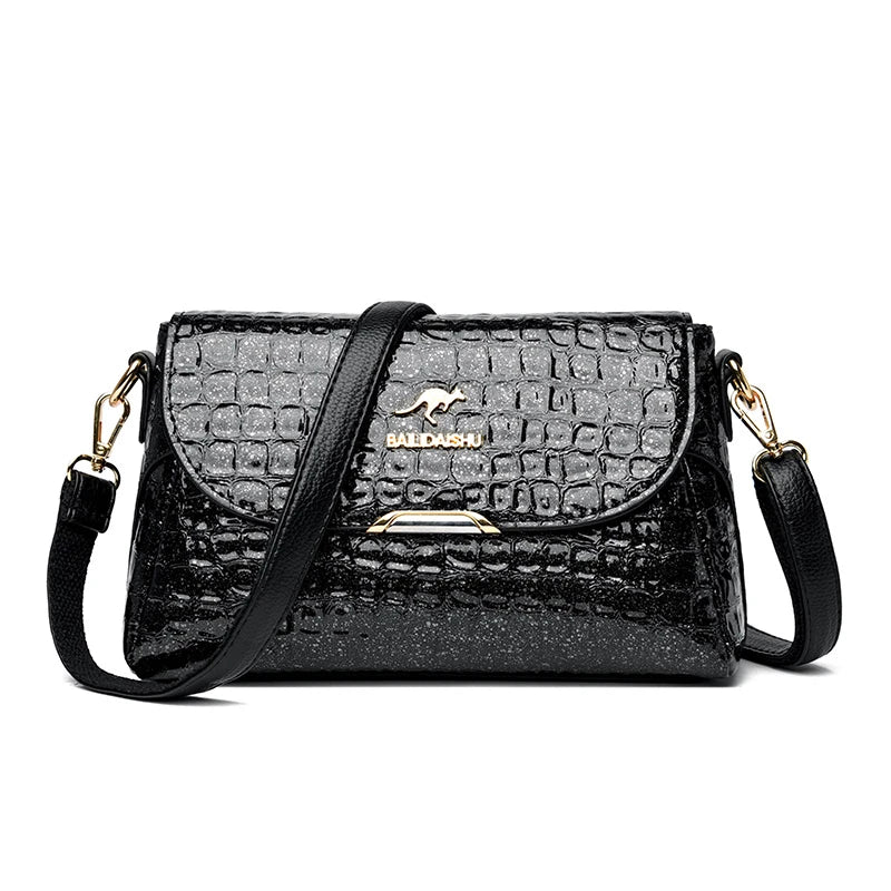 Luxury Patent Leather Women's Bag Fashion Shoulder Crossbody Bags for Women 2023 Designer Handbag Large Capacity Female Tote Sac
