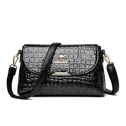 Luxury Patent Leather Women's Bag Fashion Shoulder Crossbody Bags for Women 2023 Designer Handbag Large Capacity Female Tote Sac