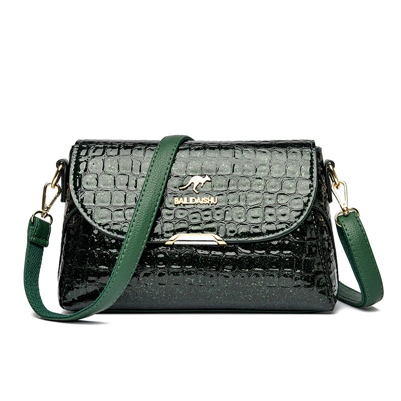Luxury Patent Leather Women's Bag Fashion Shoulder Crossbody Bags for Women 2023 Designer Handbag Large Capacity Female Tote Sac