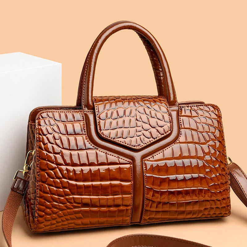 Luxury Patent Leather Women's Handbags High QualityCrossbody Shoulder Crossbody Bag for Women 2023 New Female Messenger Tote Sac