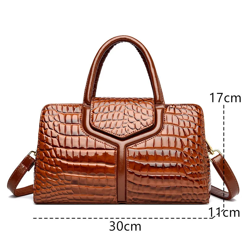 Luxury Patent Leather Women's Handbags High QualityCrossbody Shoulder Crossbody Bag for Women 2023 New Female Messenger Tote Sac