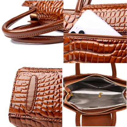 Luxury Patent Leather Women's Handbags High QualityCrossbody Shoulder Crossbody Bag for Women 2023 New Female Messenger Tote Sac