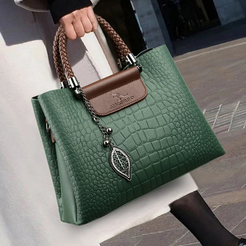 Luxury Shoulder Crossbody Bags for Women 2024 Soft Leather Designer Purses and Handbags Female Casual Totes Sac Ladies Hand Bag