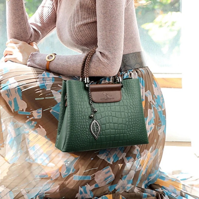 Luxury Shoulder Crossbody Bags for Women 2024 Soft Leather Designer Purses and Handbags Female Casual Totes Sac Ladies Hand Bag