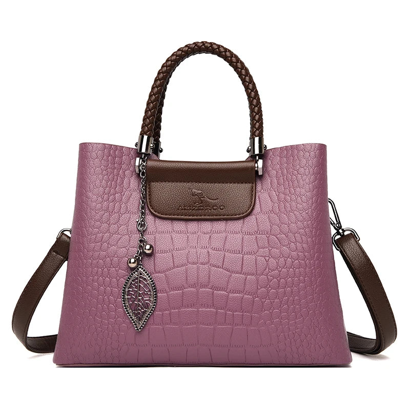 Luxury Shoulder Crossbody Bags for Women 2024 Soft Leather Designer Purses and Handbags Female Casual Totes Sac Ladies Hand Bag