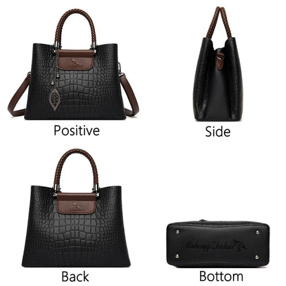 Luxury Shoulder Crossbody Bags for Women 2024 Soft Leather Designer Purses and Handbags Female Casual Totes Sac Ladies Hand Bag