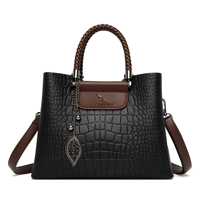 Luxury Shoulder Crossbody Bags for Women 2024 Soft Leather Designer Purses and Handbags Female Casual Totes Sac Ladies Hand Bag
