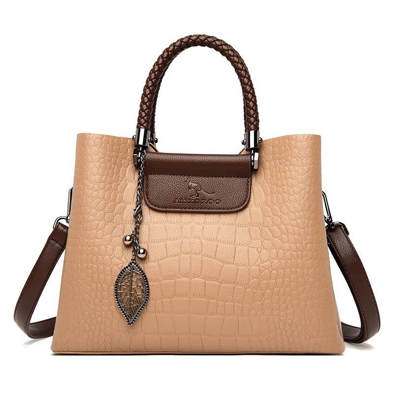 Luxury Shoulder Crossbody Bags for Women 2024 Soft Leather Designer Purses and Handbags Female Casual Totes Sac Ladies Hand Bag